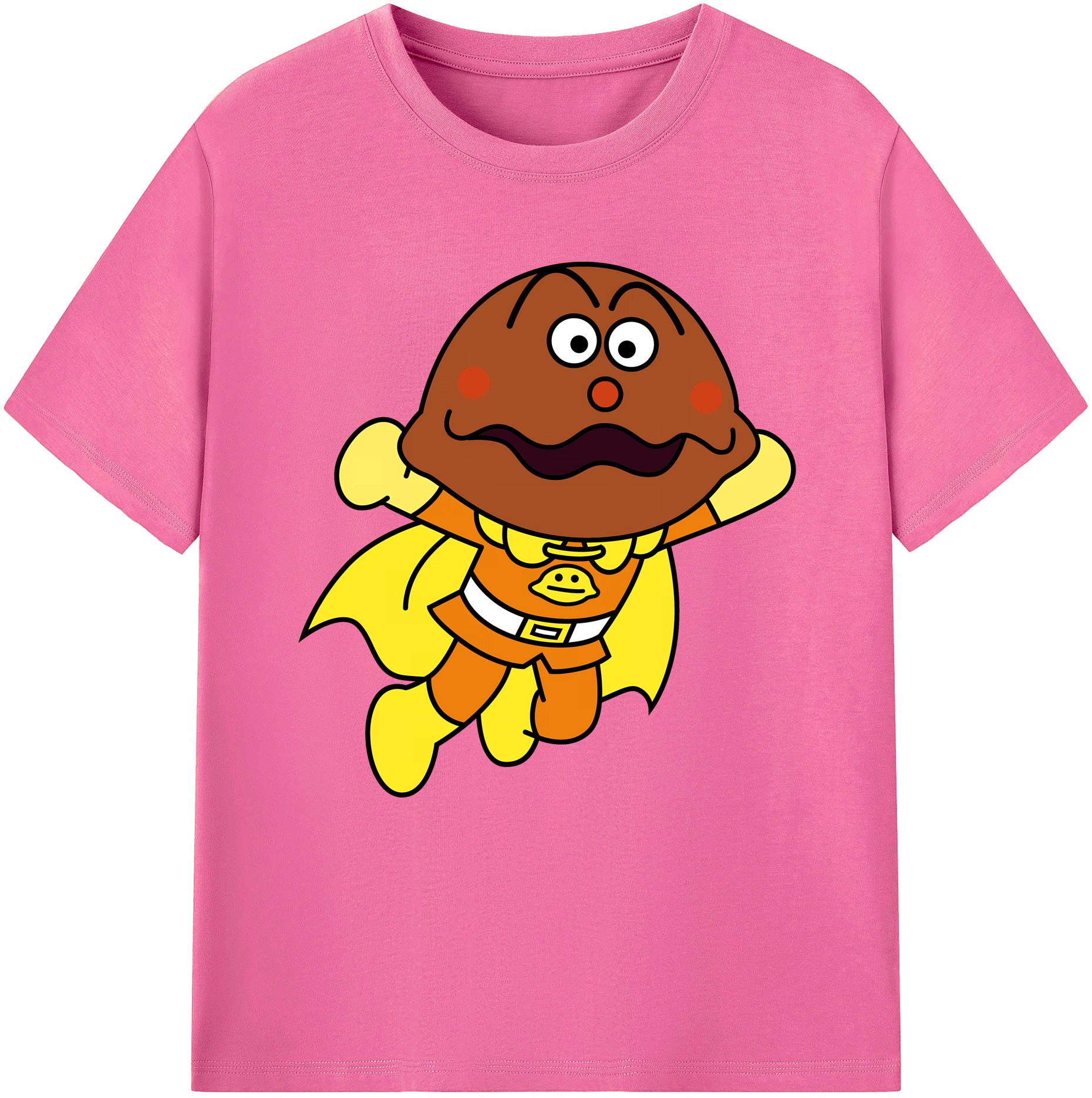（画像用） アンパンマン Anpanman レディースカジュアルプリントTシャツ（綿100％）